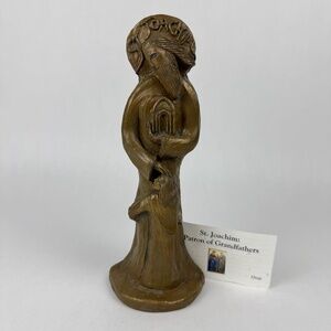 NWT In The Company of Saints St. Joachim 8” Statue Wall Hanging Hank Schlau